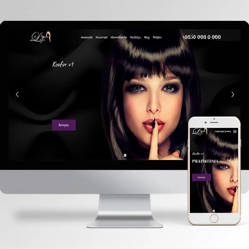 Kuaför & Güzellik Merkezi Hazır Web Sitesi Yazılımı