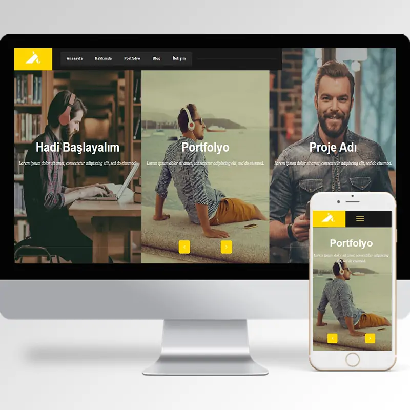 Kişisel Portfolyo Hazır Web Sitesi Yazılımı 16