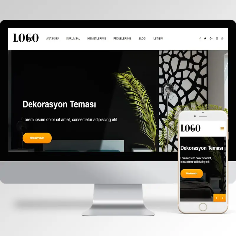 Dekorasyon Hazır Web Sitesi Yazılımı 7